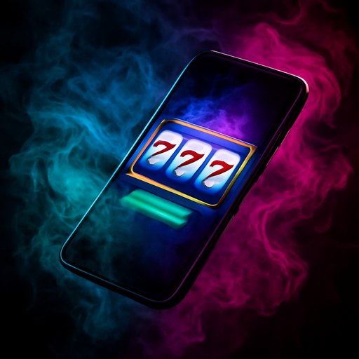 777ja mobile handheld game screen